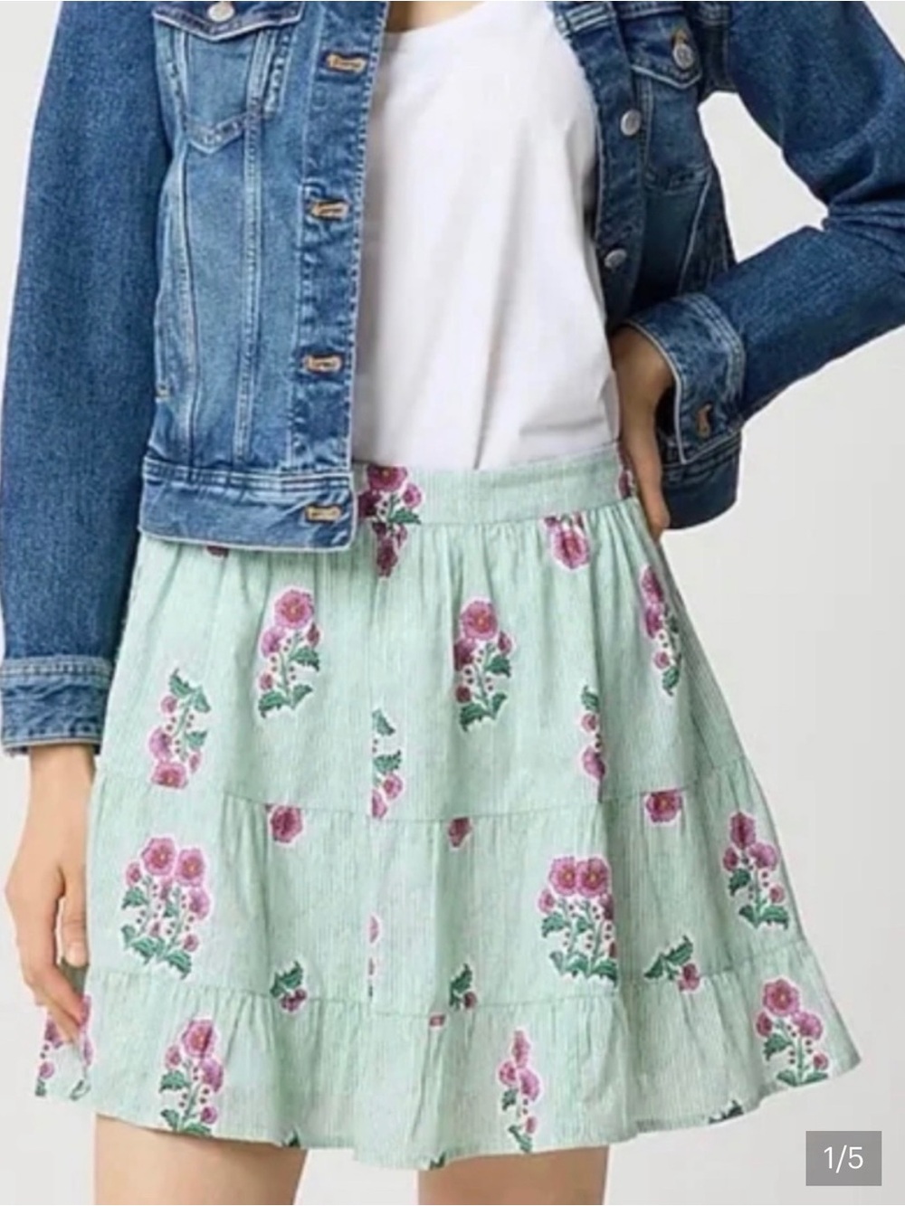 J.Crew Woman’s pull on 100 percent cotton skirt. Size XS. NWT